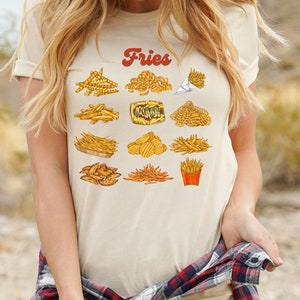 Fries, French Fry Lover T-Shirt, French Fries Shirt, Funny Food Shirts For Men Women, BBQ Lover, Fast Food Shirt, Foodie Shirt, Junk Food