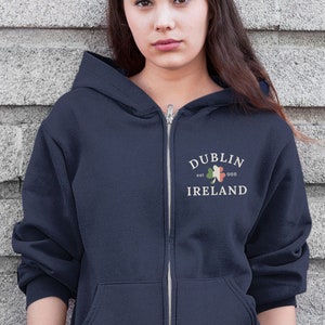 Irish zip up hoodies hot sale