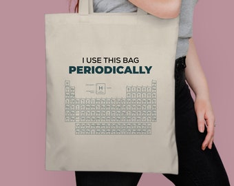 Science Tote Bag | Chemistry Gift, Physics Gift | Science Teacher Gift