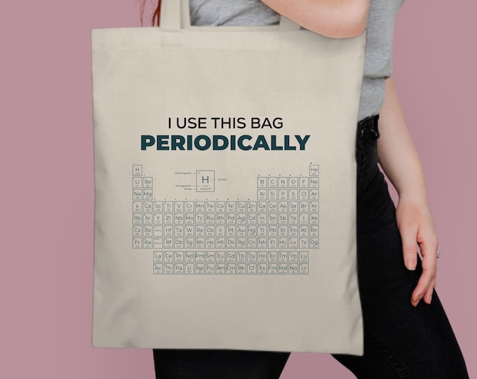 Science Tote Bag | Chemistry Gift, Physics Gift | Science Teacher Gift