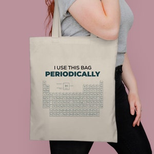 Science Tote Bag | Chemistry Gift, Physics Gift | Science Teacher Gift