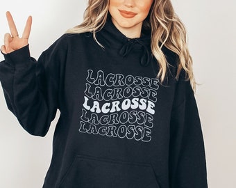 Lacrosse Player Gift, Lacrosse Hoodie, Lacrosse Gift, Lacrosse Mom, Retro Lacrosse Hoodie, Matching Lacrosse Team Hoodies, Girls Lacrosse