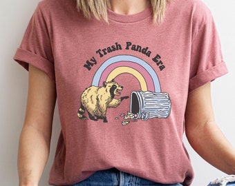 Trash Panda Shirt, Raccoon Funny T-Shirt, Racoon Eras Tour Shirt, Funny Racoon Shirt, Street Cats Rainbow, Funny Raccoon Tee, Garbage Can