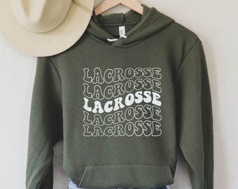 Lacrosse Player Gift, Lacrosse Hoodie, Lacrosse Gift, Lacrosse Mom, Retro Lacrosse Hoodie, Matching Lacrosse Team Hoodies, Girls Lacrosse