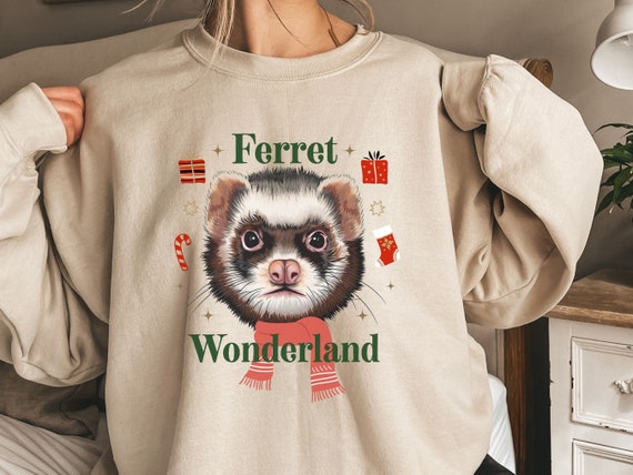 Ferret christmas sweater discount