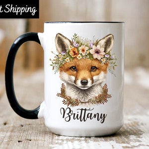 Funny Fox Lovers Gift, Cute Fox Coffee Cup, Fox Fan, Fox Themed Gifts for  Women, Fox Mug, Fox Lover Mug 
