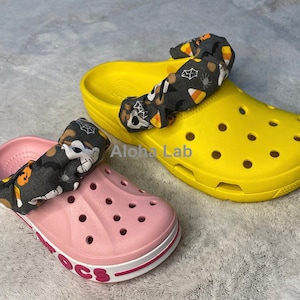 Halloween Cronchie - Croc Scunchie