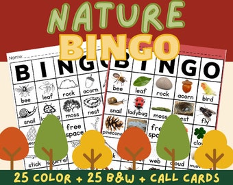 Nature Bingo | Etsy