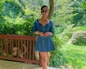 Snap Front Dress - Etsy