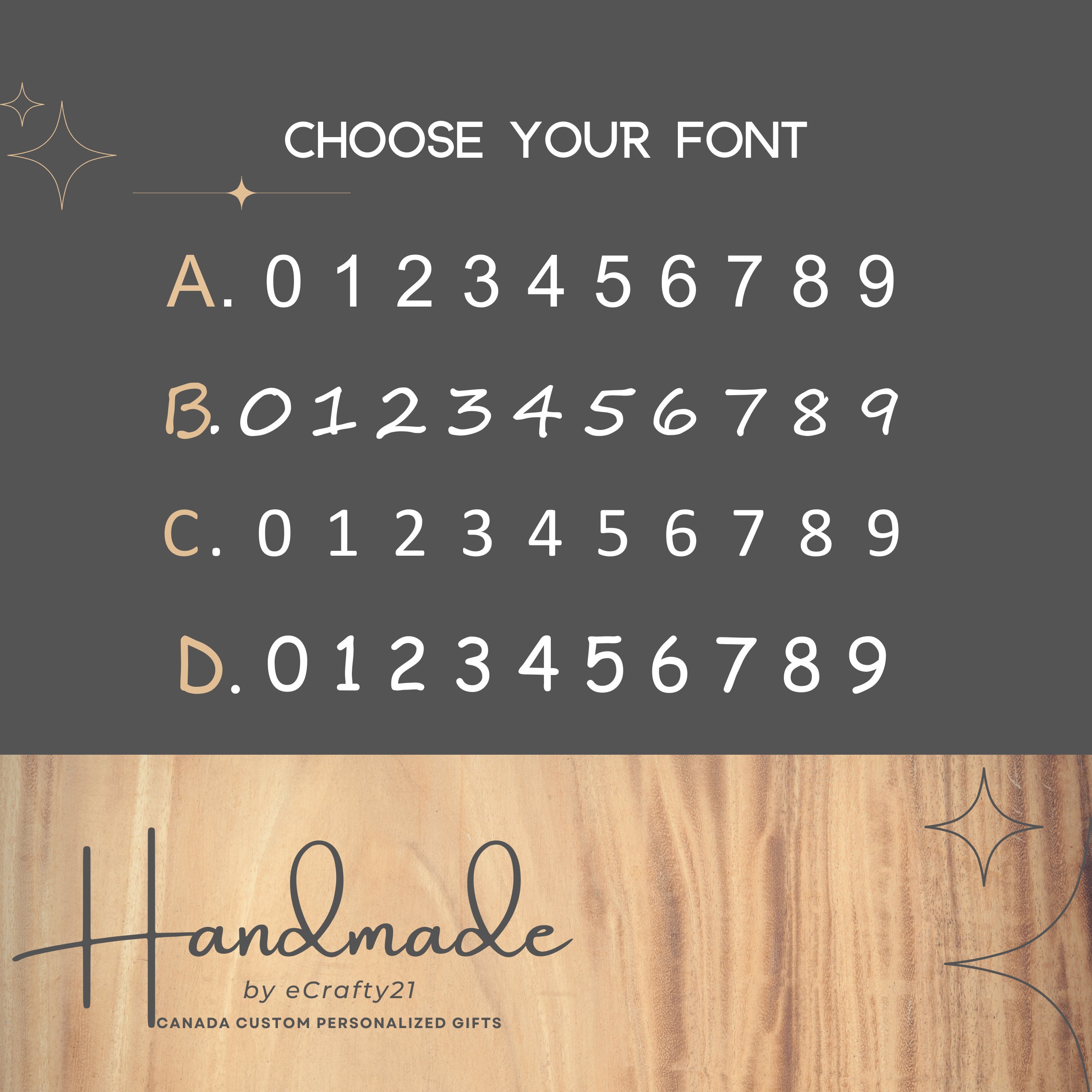 Individual Laser Cut Numbers Wooden Craft Numbers Large - Etsy