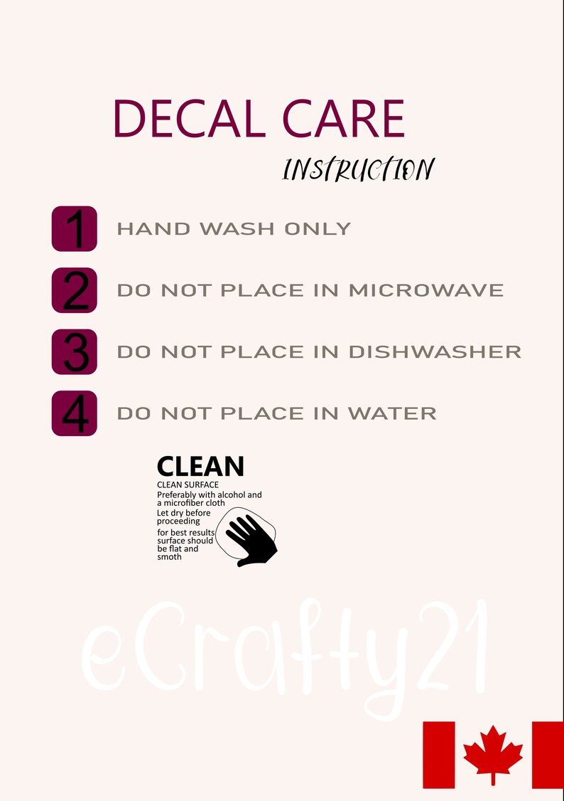 DECAL Vinyl Decal Canada Flag Decal Nation Decal Car Etsy