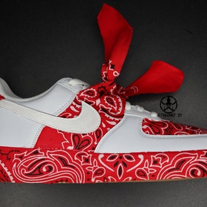 Bandana custom sneaker/farben wahl/Schuhe/Kicks/Premium/Air Force 1 Personalisiert