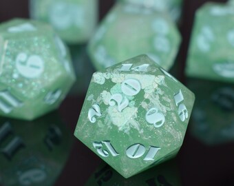 Mint Green Petri Dice Set