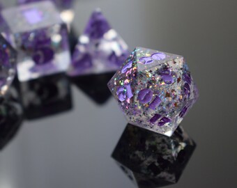Confetti Glitter Dice Set