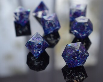 Bubblegum Glitter Dice Set - Seconds