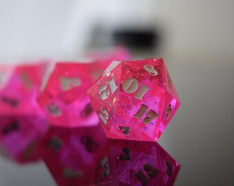 Acid Pink Dice Set