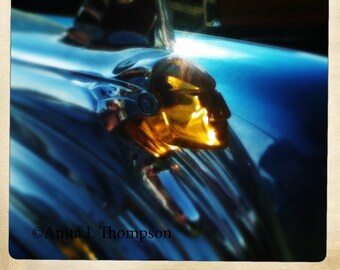 Classic Amber Chief Pontiac hood ornament Photograph.