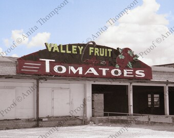 Valley Fruit Company warehouse packing house in Texas