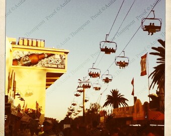 Overhead transportation at the LA Fair