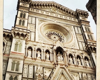 Photograph of Florence, Italy Cathedral architecture in snapshot style