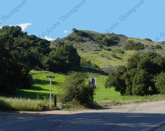 Ojai California landscape on Santa Ana Road near Foster Park