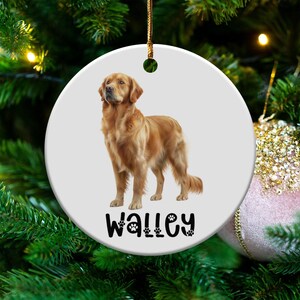 Golden retrieverornament, aangepaste hondenaandenken, uniek huisdiercadeau, decor hondenliefhebber, gepersonaliseerde huisdierdecoratie, cadeau-idee voor huisdier