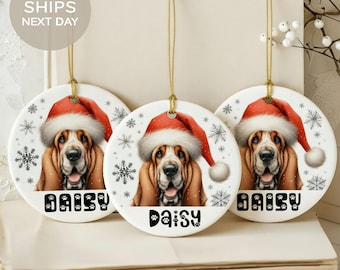 Weihnachten Hund Ornament, personalisierte Haustier Dekor, Urlaub Hund Dekoration, benutzerdefinierte Hund Ornament Geschenk, Haustier-Liebhaber Weihnachtsgeschenk