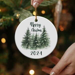Custom Christmas Keepsake 2024, Personalized Christmas Ornament, Holiday Decor, Xmas Tree Decoration, Merry Christmas 2024
