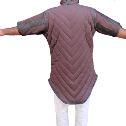 Medieval Costume Gambeson | Reenactment Roman Black Color Good Look | Helloween shops gifts