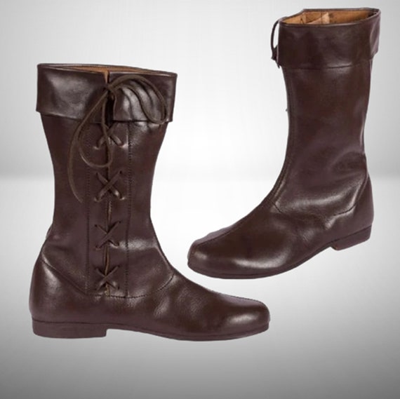 Laced clearance medieval boots