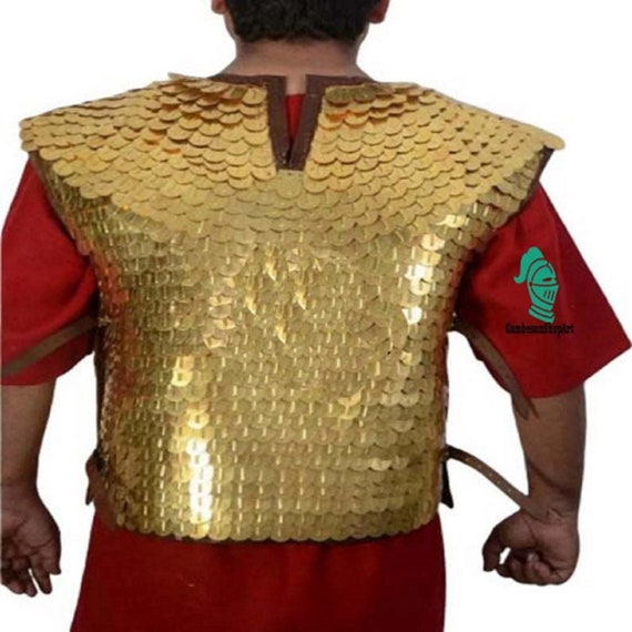 Lorica Squamata , Lorica Squamata for Romans , Greek Scale Armor ,bras  Scale Armor for SCA Larp Mother's Day Gift 