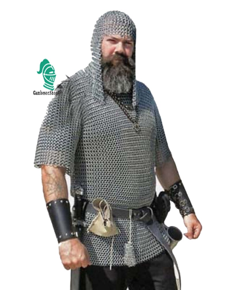 Medieval Chainmail Viking Antique Chain Mail Shirt for Men Etsy