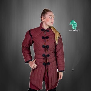 Morgause Gambeson , Thick Padded Gambeson , Qulited Gambison , Mother's day Gift