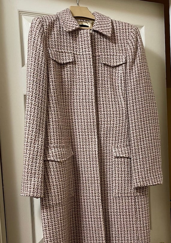 Gorgeous Classic J. Crew 100% wool tweed overcoat 