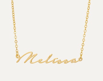 Handwriting Necklace • Script Name Necklace • Signature Necklace • Dainty Name Necklace • Gold Name Necklace • Dainty Name Necklace