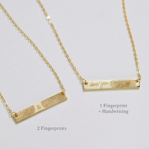 Colar com Impressão Digital • Presentes para o Dia das Mães • Lembrança com Impressão Digital • Impressão Digital Personalizada • Presente de Homenagem • Colar com Caligrafia