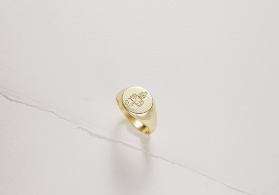 Custom Signet Ring • Coat of Arms • Wedding Crest • Family Crest Ring • Personalized Ring • Signet Ring • Wedding Gift