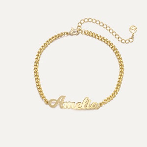 Personalized Name Bracelet • Dainty Layering Bracelet • Custom Name Jewelry • Perfect Gift for Mom