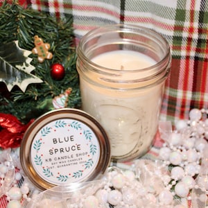 Vela de abeto azul de 16 oz