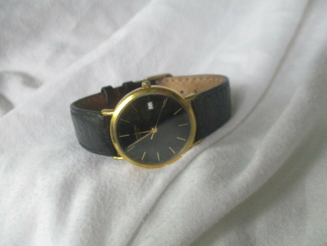raymond weil 18k gold electroplated water resistant