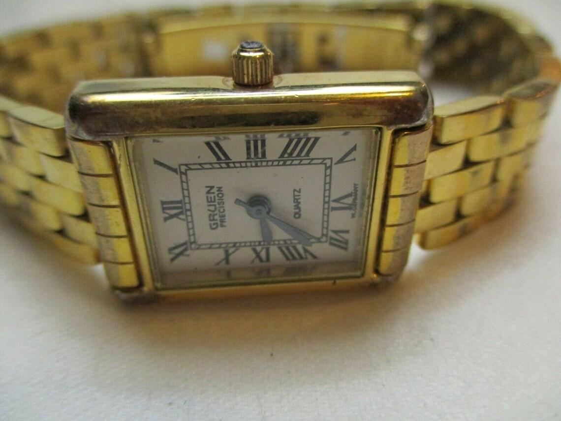 Gruen Precision Analog Wristwatch with Quartz Movement Etsy