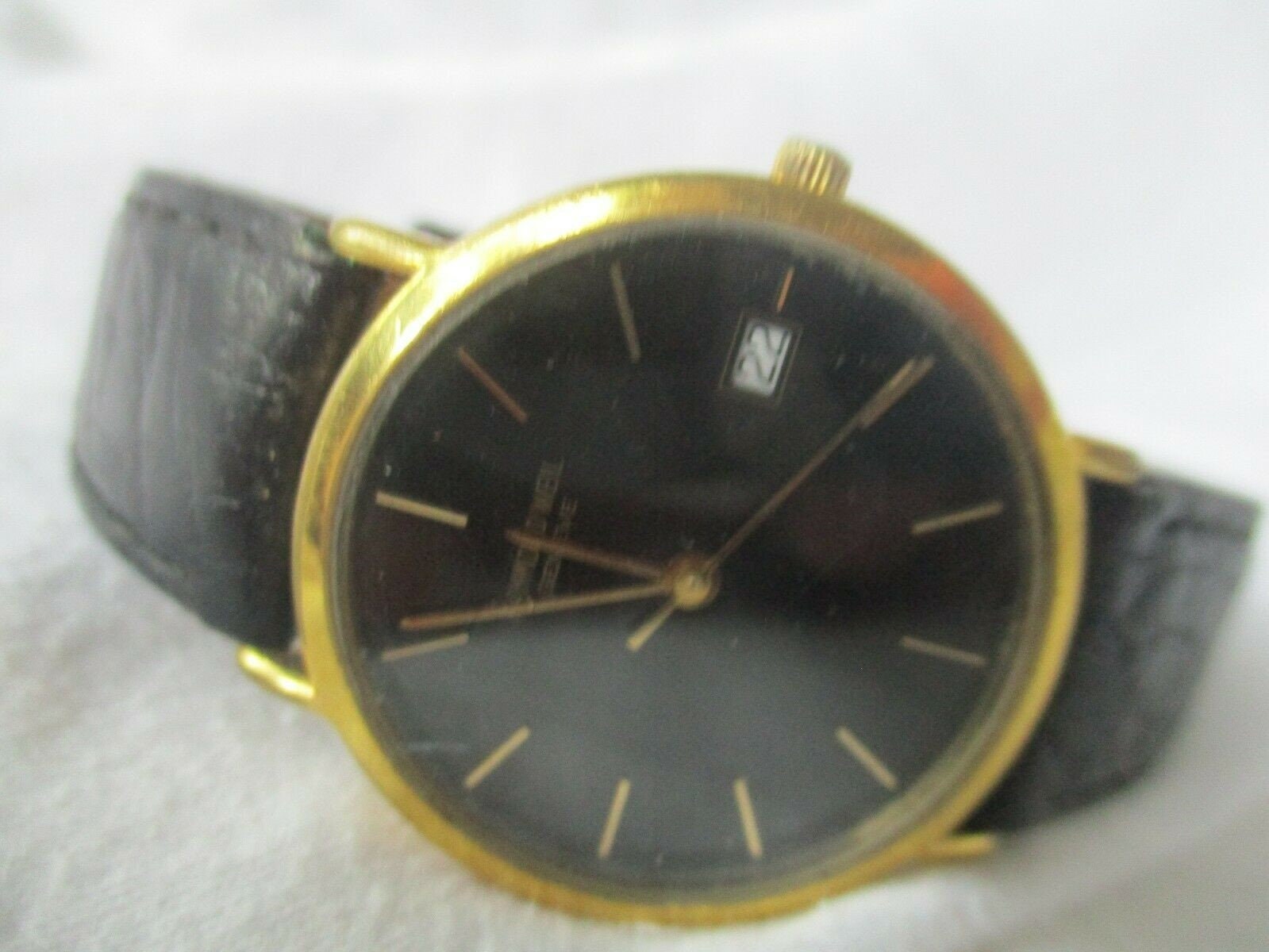 raymond weil 18k gold electroplated water resistant
