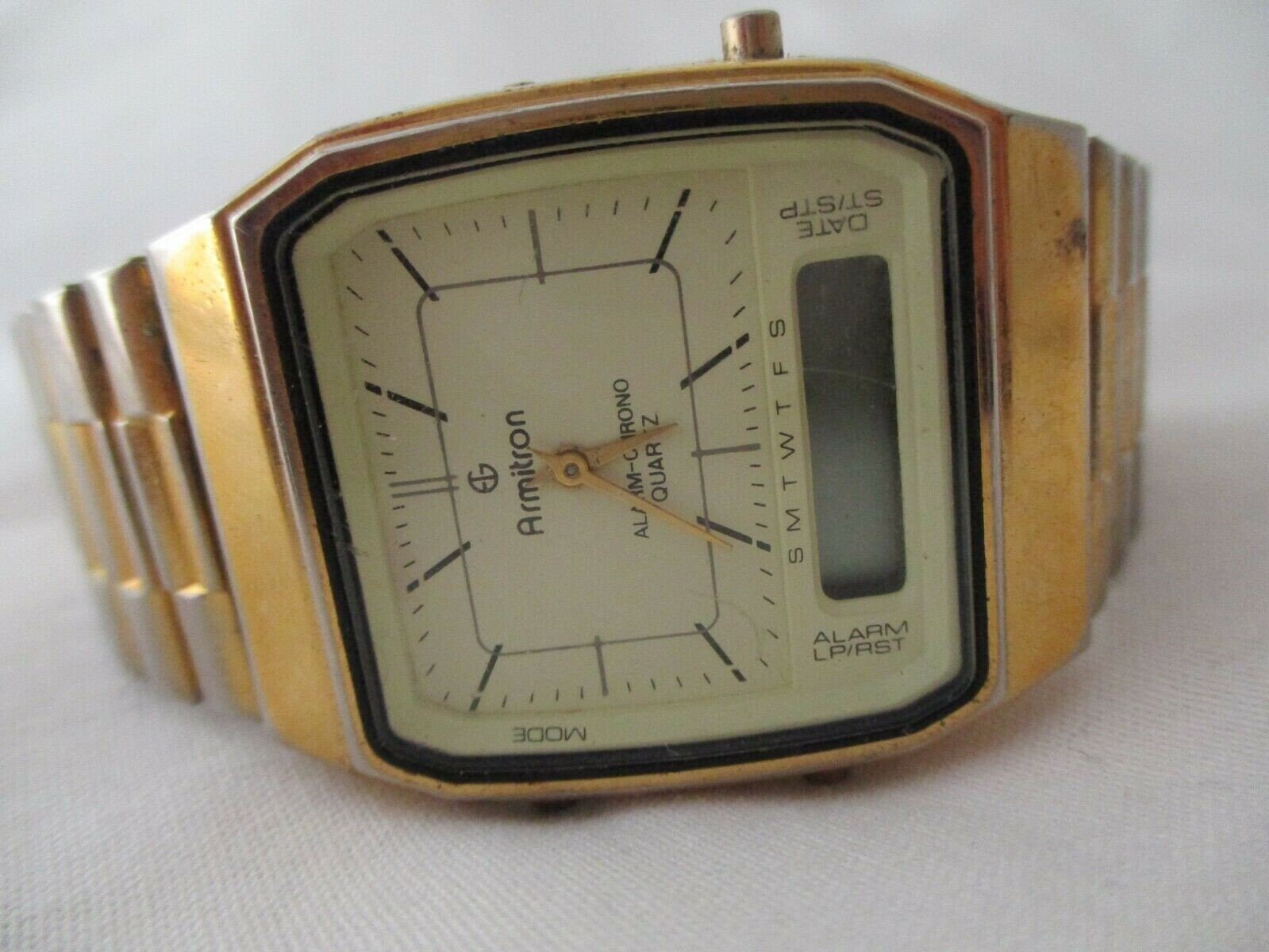 armitron watch set alarm