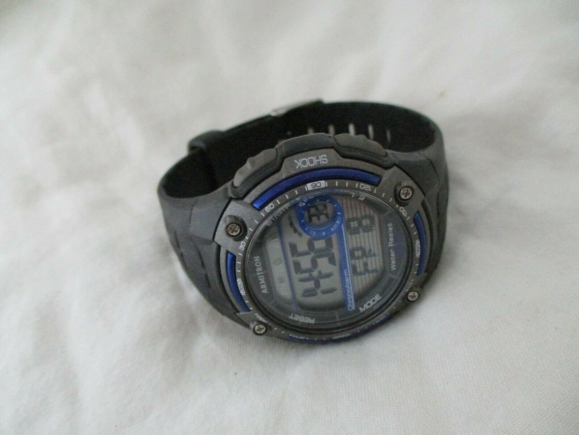 armitron watch set alarm