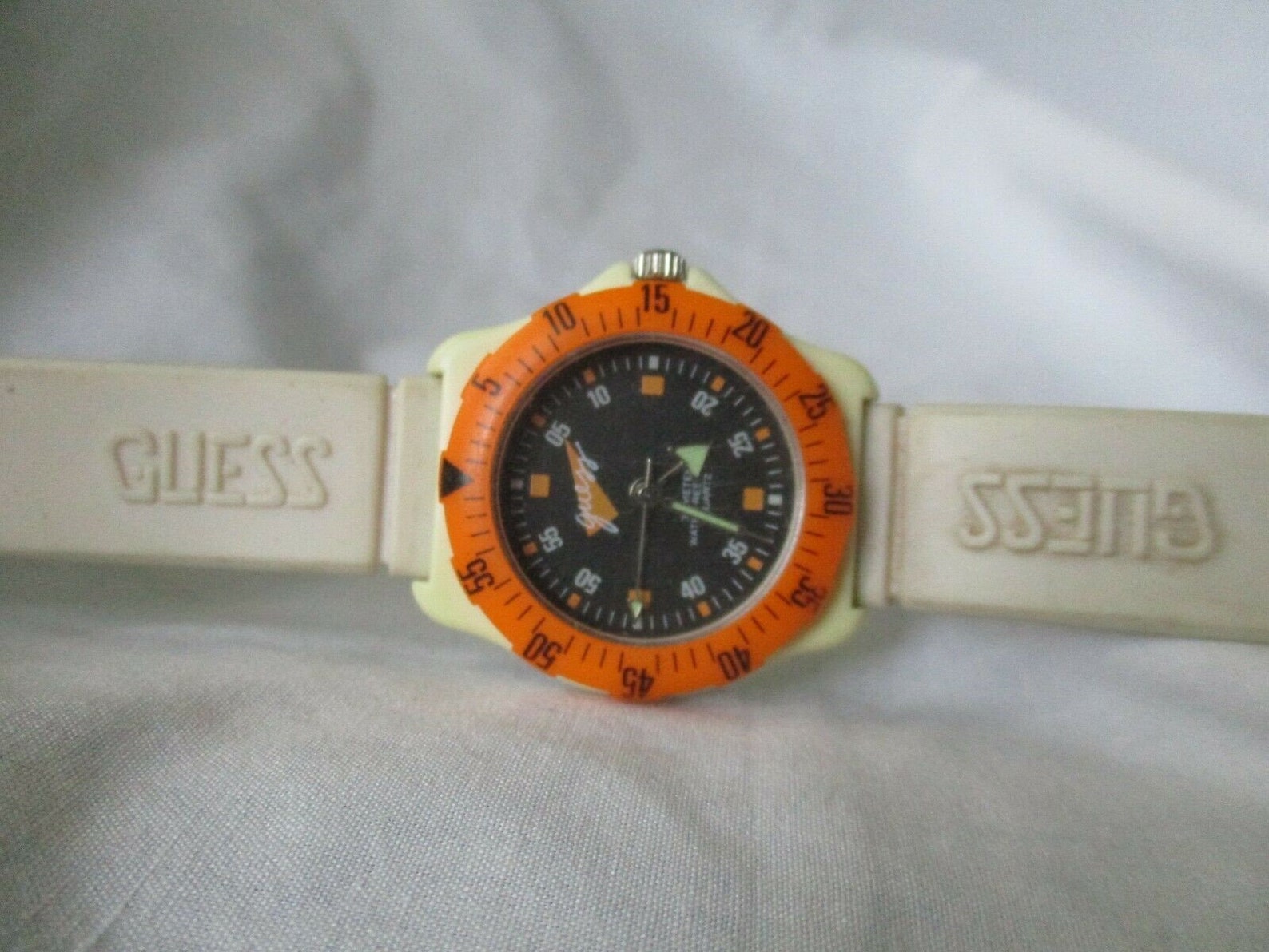 Guess Watch 30 Meter Water Resistant Orange Modern Adventurous Etsy