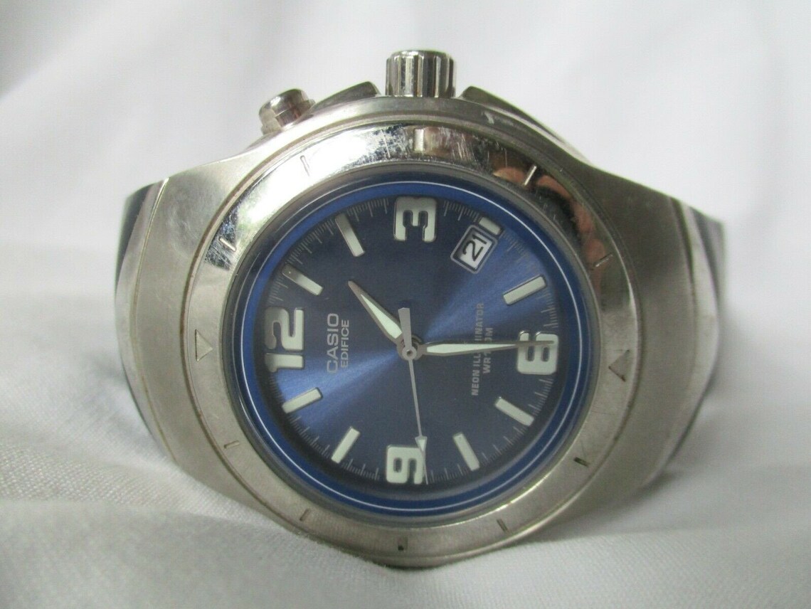 casio edifice water resist 10 bar