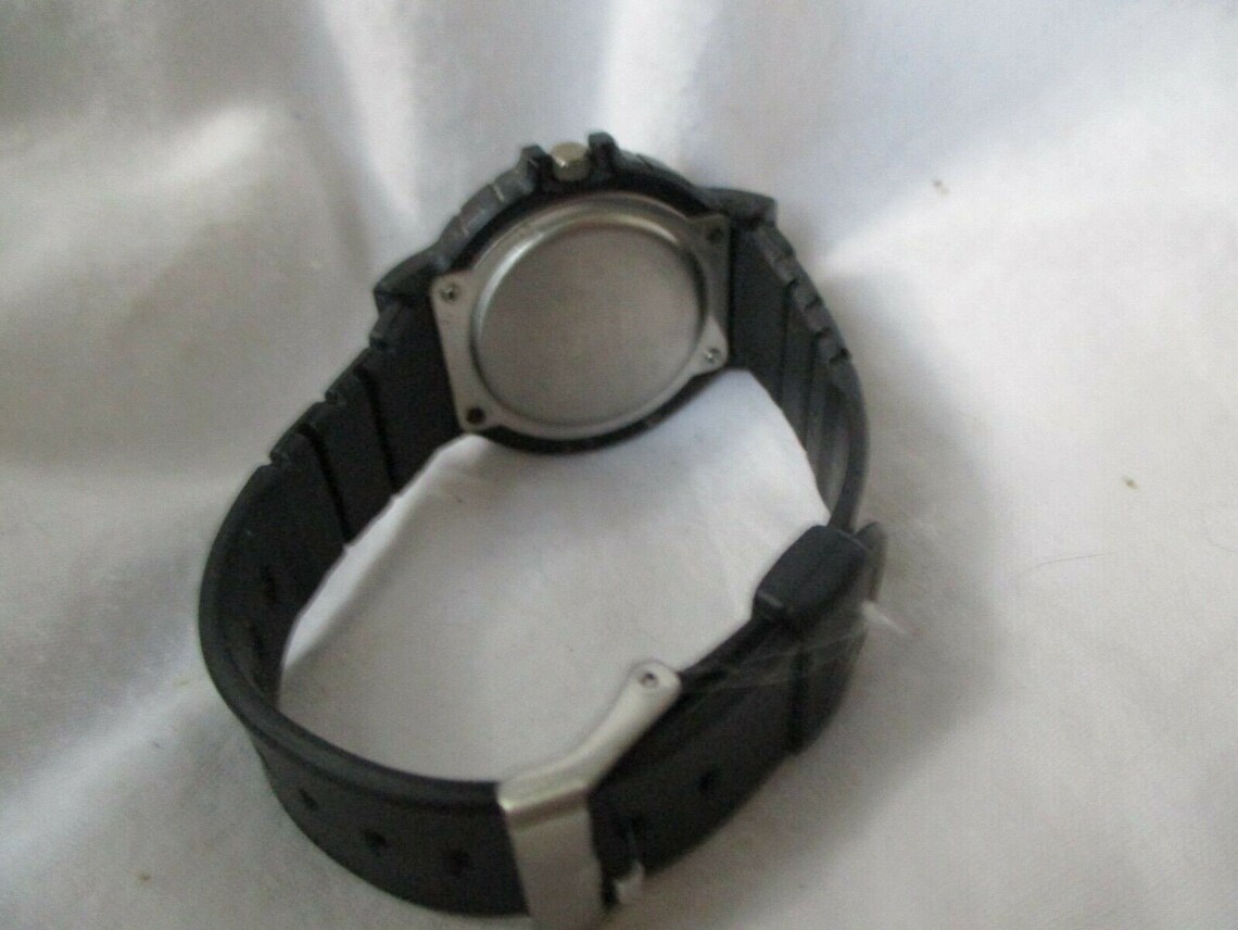 Armitron Watch WR 100FT Date Indicator Black Modern WORKING Etsy