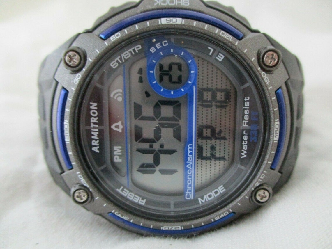 armitron chrono watch manual