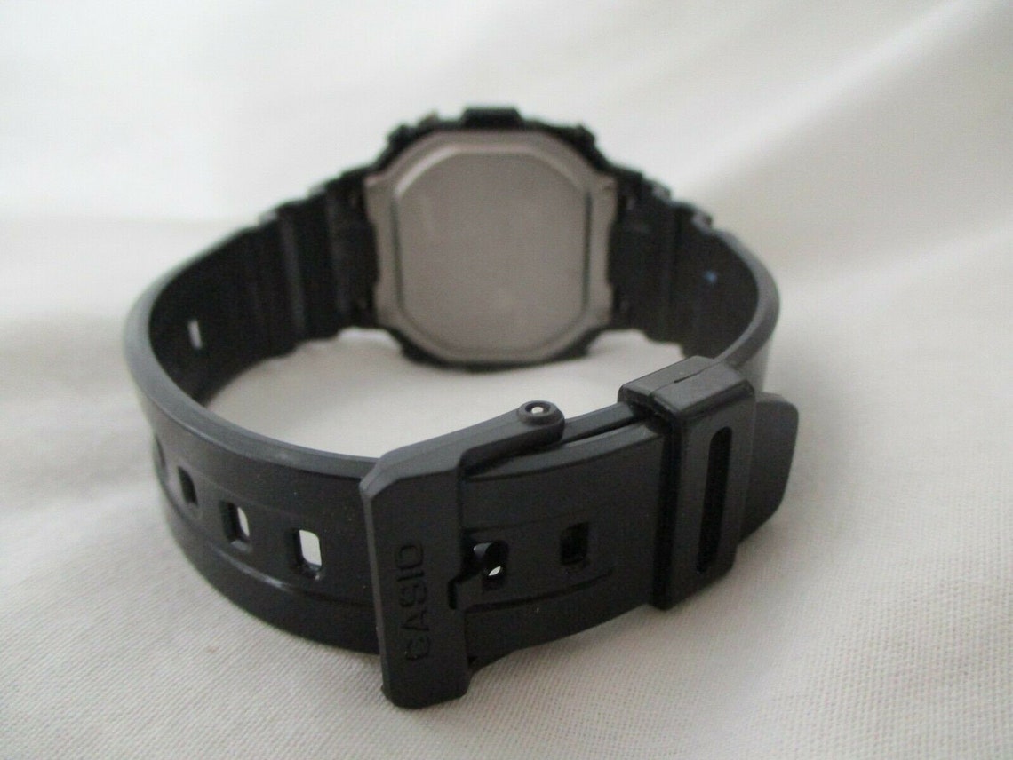 Casio Illuminator Digital Watch Black Water Resistant WORKING | Etsy
