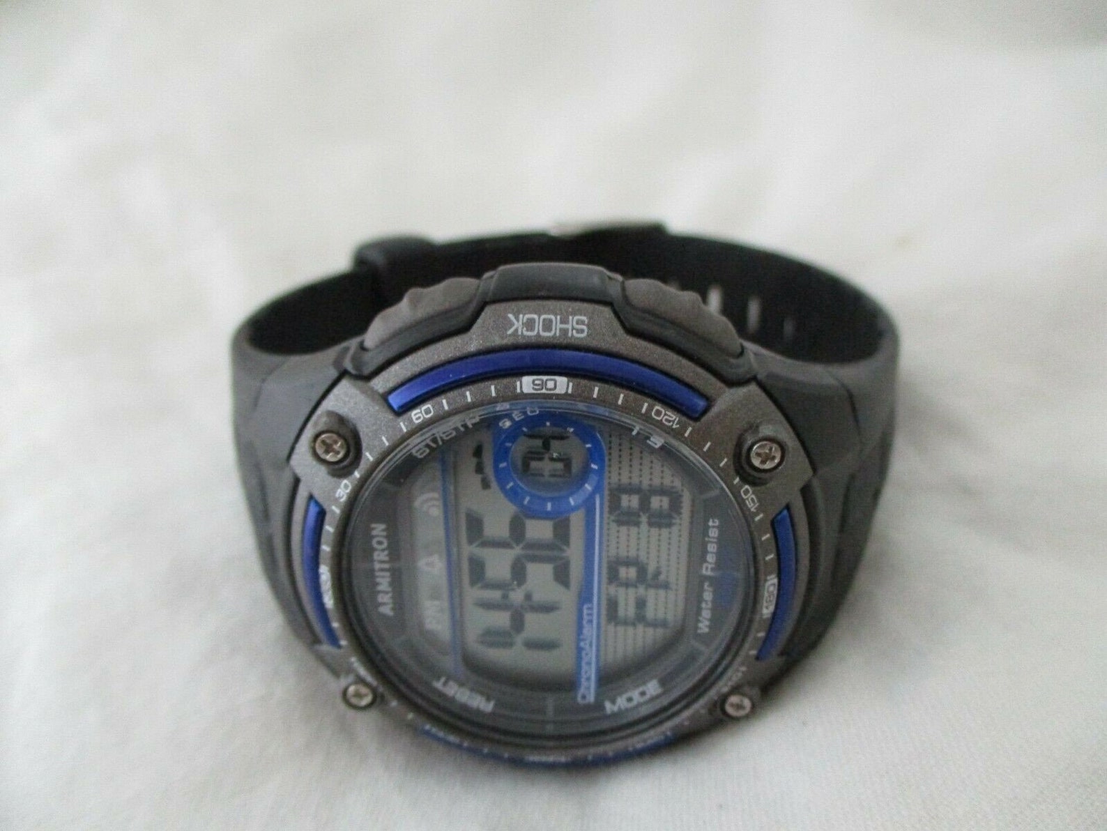 armitron watch set alarm